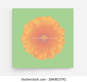 Floral art. Element for design. Greeting card. Vector illustration. Can be used for advertising, marketing, presentation.