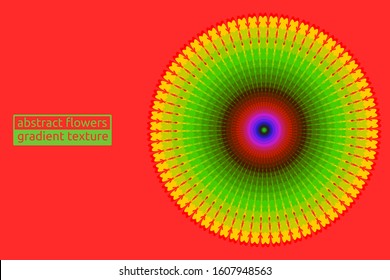 floral art geometric sacred light gradient light texture abstract