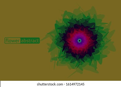  floral art gradient abstract texture vector display 