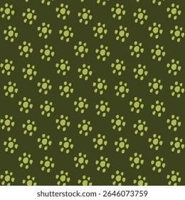 Floral art seamless vector pattern