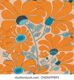  floral Attract embroidery on white background.Ikat ethnic oriental seamless pattern traditional.Aztec style abstract vector illustration.design for texture,fabric,clothing,wrapping,decoration,shirt.