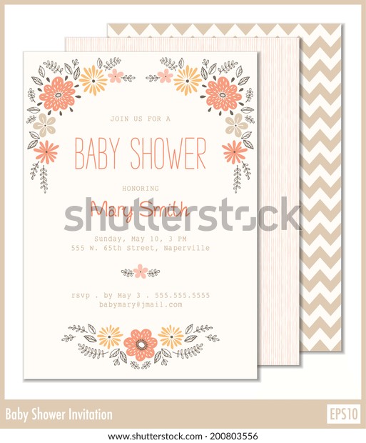 stationary baby shower