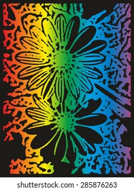 floral backgroun vector art