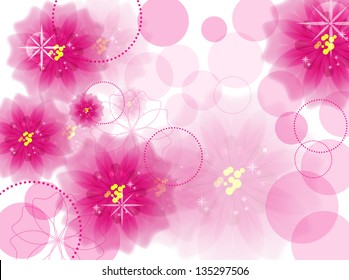 	 floral background