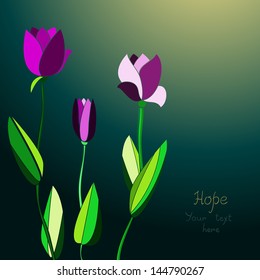 Floral background.