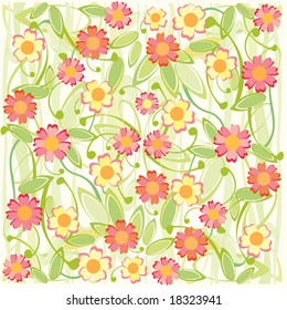 Floral background.