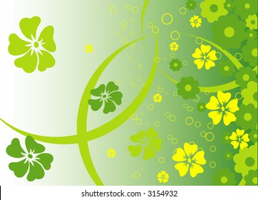 Floral background.