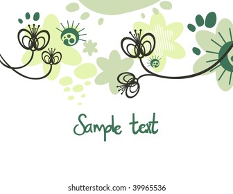 floraler Hintergrund