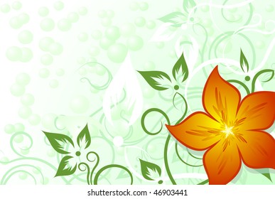 Floral background.