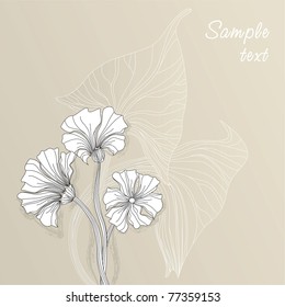 Floral background.