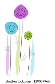 floral background abstract