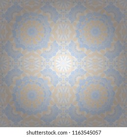 Floral background for abstract design. Abstract fall seamless pattern in bright autumn colors (violet, beige and gray). Graphic painting of falling flowers, doodles, grunge textures. Raster art.