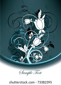 Floral Background. Abstract Illustration in eps10 format.