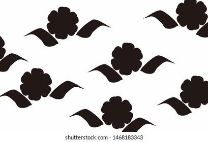 Floral Background, beautiful batik designs with floral motifs