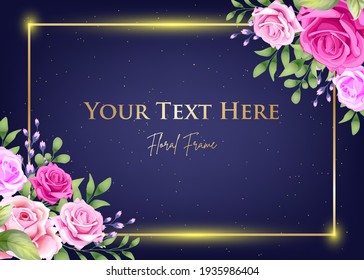 Floral Background with beautiful Nature