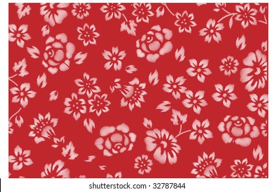 Floral background. Beautiful vector illustration