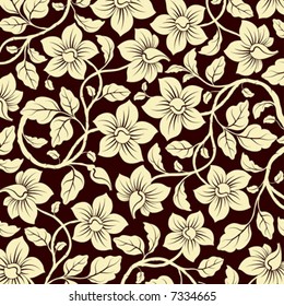 Floral background. Beautiful vector illustration.