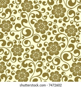 Floral background. Beautiful vector illustration.