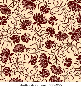 Floral background. Beautiful vector illustration.