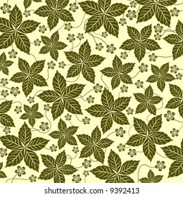Fondo floral. Hermosa ilustración vectorial.