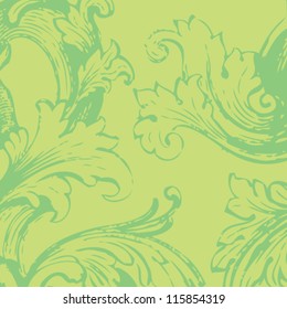 floraler Hintergrund - Kartenvorlage