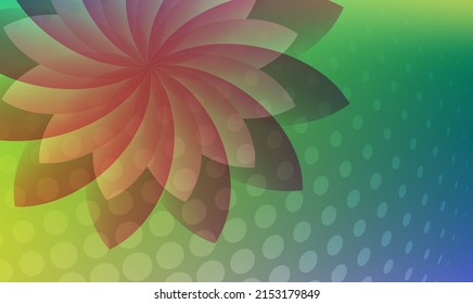 Plantilla de colores de fondo floral con luz de gradiente brillante hermosa para el afiche temático brillante, banner de negocios digital, portada y folleto de la página de spa, embalaje de diseño para cosméticos. Vector EPS10