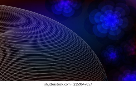 Plantilla de colores de fondo floral con luz de gradiente brillante hermosa para el afiche temático brillante, banner de negocios digital, portada y folleto de la página de spa, embalaje de diseño para cosméticos. Vector EPS10