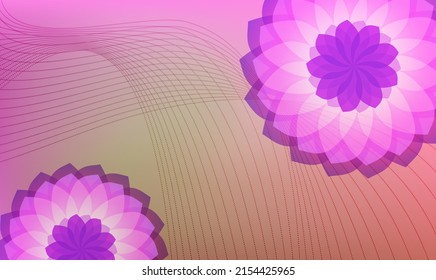 Floral background colors template with bright gradient light beautiful for shining themed poster, digital business banner, spa page cover and brochure, design packing for cosmetic. EPS10 vector