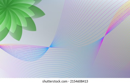 Floral background colors template with bright gradient light beautiful for shining themed poster, digital business banner, spa page cover and brochure, design packing for cosmetic. EPS10 vector