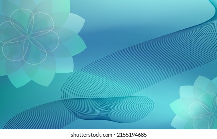 Plantilla de colores de fondo floral con luz de gradiente brillante hermosa para el afiche temático brillante, banner de negocios digital, portada y folleto de la página de spa, embalaje de diseño para cosméticos. Vector EPS10