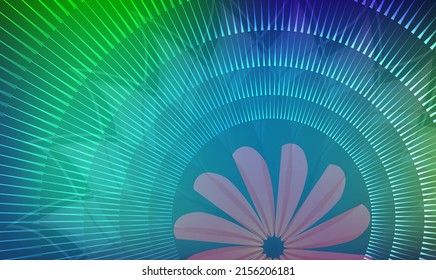 Floral background colors template with bright gradient light beautiful for shining themed poster, digital business banner, spa page cover and brochure, design packing for cosmetic. EPS10 vector
