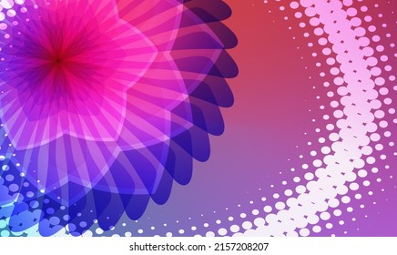 Floral background colors template with bright gradient light beautiful for shining themed poster, digital business banner, spa page cover and brochure, design packing for cosmetic. EPS10 vector