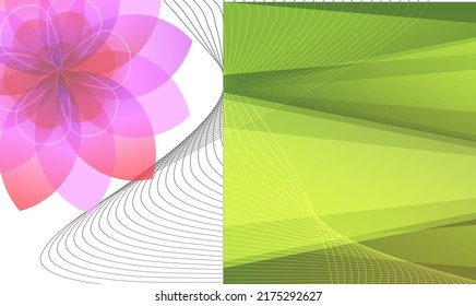Plantilla de colores de fondo floral con luz de gradiente brillante hermosa para el afiche temático brillante, banner de negocios digital, portada y folleto de la página de spa, embalaje de diseño para cosméticos. Vector EPS10