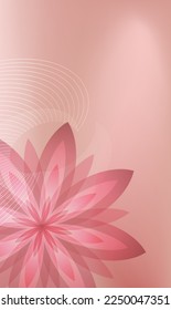 Floral background colors template with bright gradient light beautiful for shining themed poster, digital business banner, spa invitation, page cover brochure, design packing cosmetic. EPS10 vector