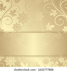 floral background with copy space