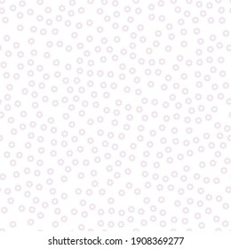 Floral background. Daisies on a white background. Endless ornament for textiles and fabrics, wrapping paper, packaging. Vector image. Flat style.

