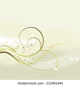Floral background, dandelion