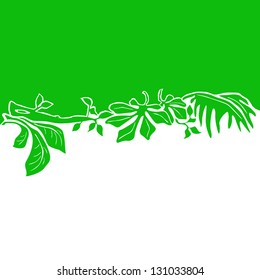 Floral background or decorative design