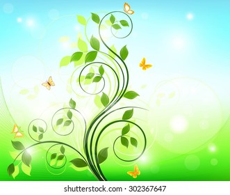 floraler Hintergrund 