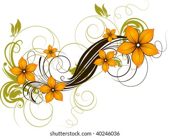 Floral background for design.