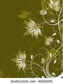 Floral background for design.