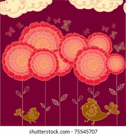 floral background design