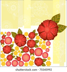 Floral background design