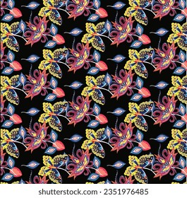 diseño de fondo floral    fondo de pantalla floral de diseño de plantilla de banner. diseño de impresión de tejido  