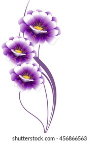 Floral background, design element.