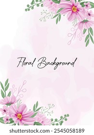 Floral background design, perfect for invitations, cards, and decorations.
