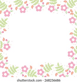 floral background design, vector illustration eps10 graphic 