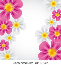 floral background design, vector illustration eps10 graphic 