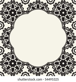 diseño de fondo floral, imagen vectorial