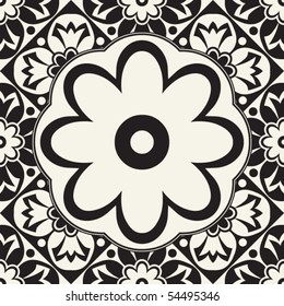 floral background design, vector image
